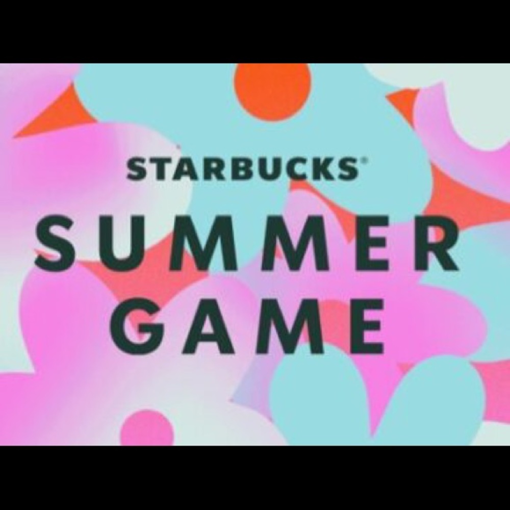 Starbucks Limited Edition Summer Game 2021 Pool Float ☀️